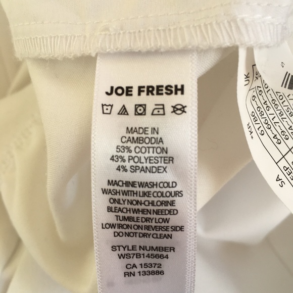 Joe Fresh White Ankle Pants - Picture 6 of 8
